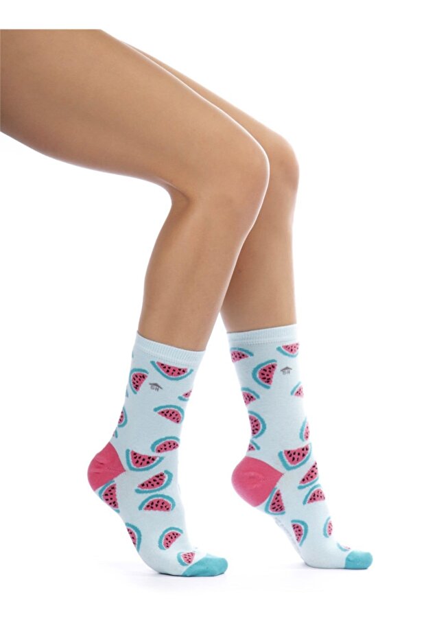 جوارب منقوشة بالبطيخ - 5