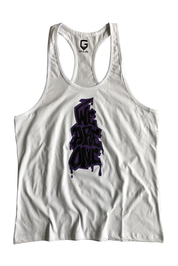 Fitness Gym Tank Top Athlete Athlete 5055 White