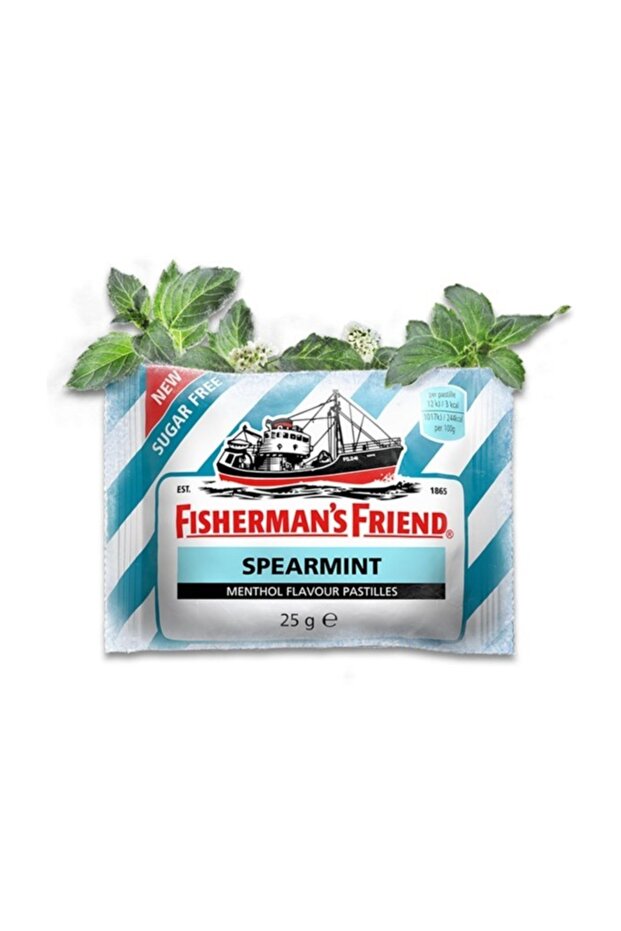 Fısherman's Frıend Spearmınt 25 Gr Menşei Almanya Ohne Zucker - 1