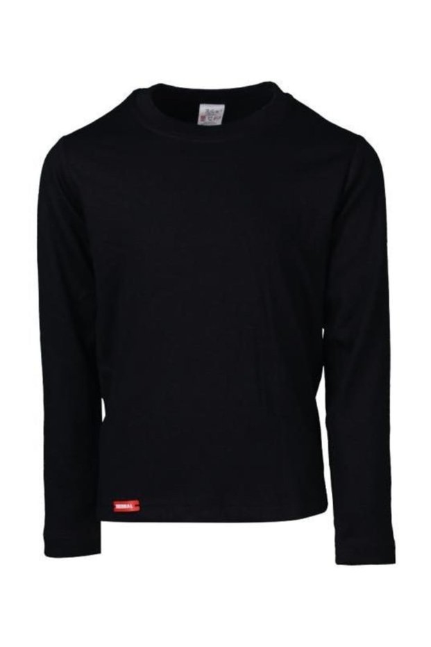 Kids Girls Boys Unisex Viloft Thermal Black Long Sleeve Underwear 30605