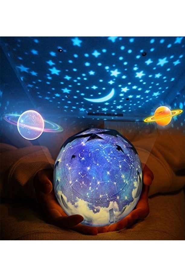 Satürn Ve Gezegenler Projeksiyon Gece Lambası Işık - 1