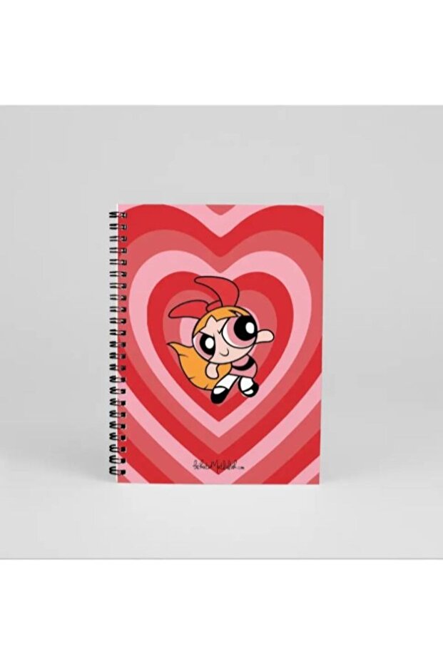 N161 POWERPUFF GIRLS BLOSSOM PINK SPIRAL BOOK