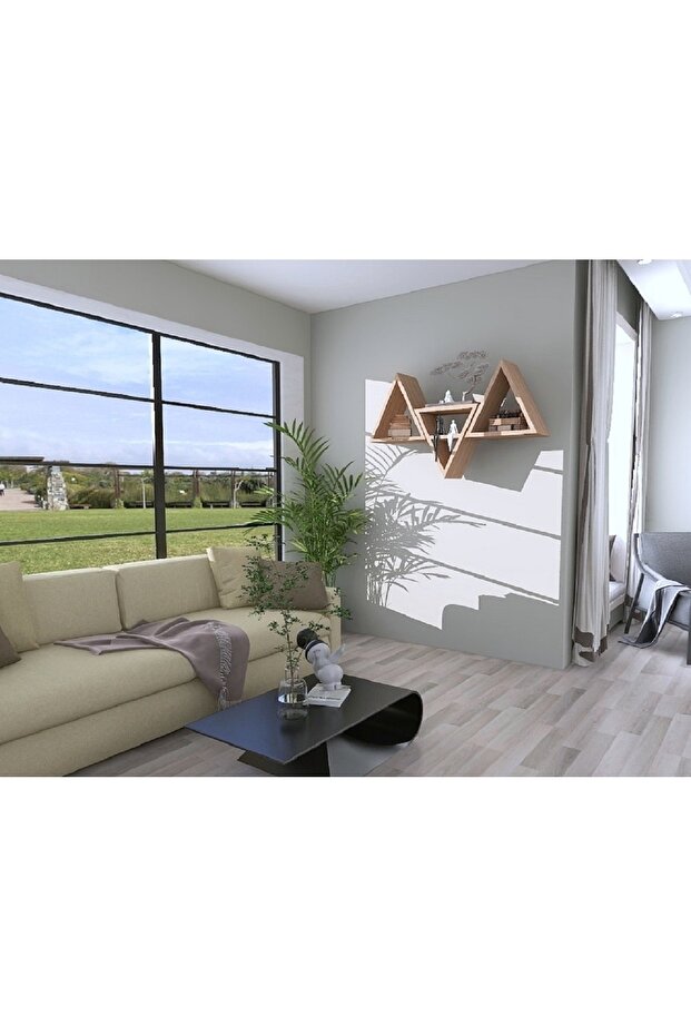 Split-Triangle Duvar Rafı - 4