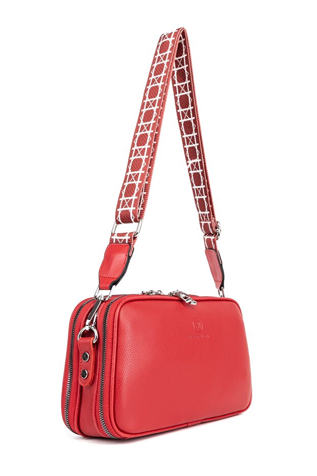Women's Red Crossbody Shoulder Bag Mv015