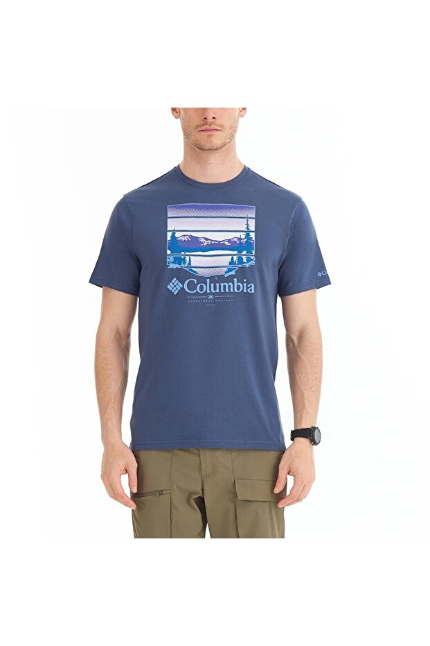 Cs0304-480 Csc M Colorful Vısta Ss Tee Men's T-shirt