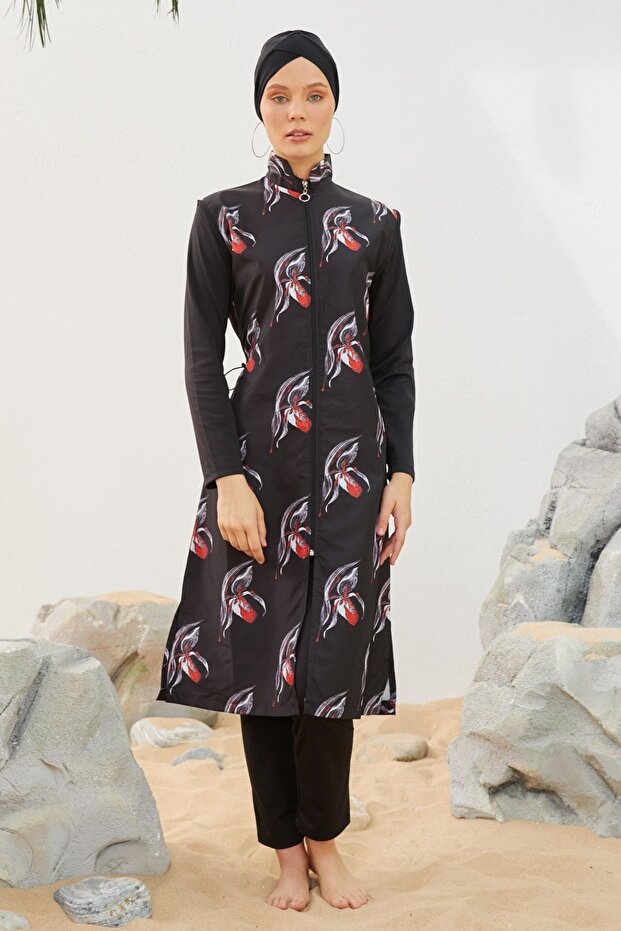 Full Covered Hijab Swimsuit Swimsuit TD223-040