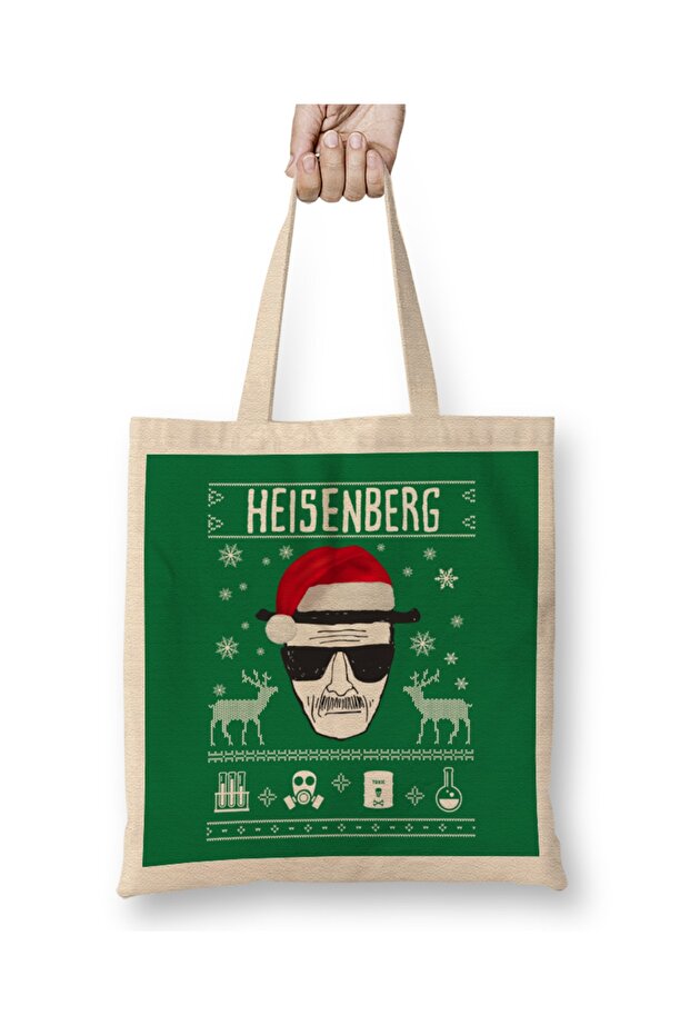 Breaking Bad Heisenberg Christmas Tote Bag Long Handle