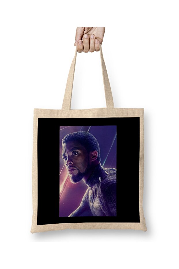 Black Panther - Chadwick Boseman Tote Bag Long Handle