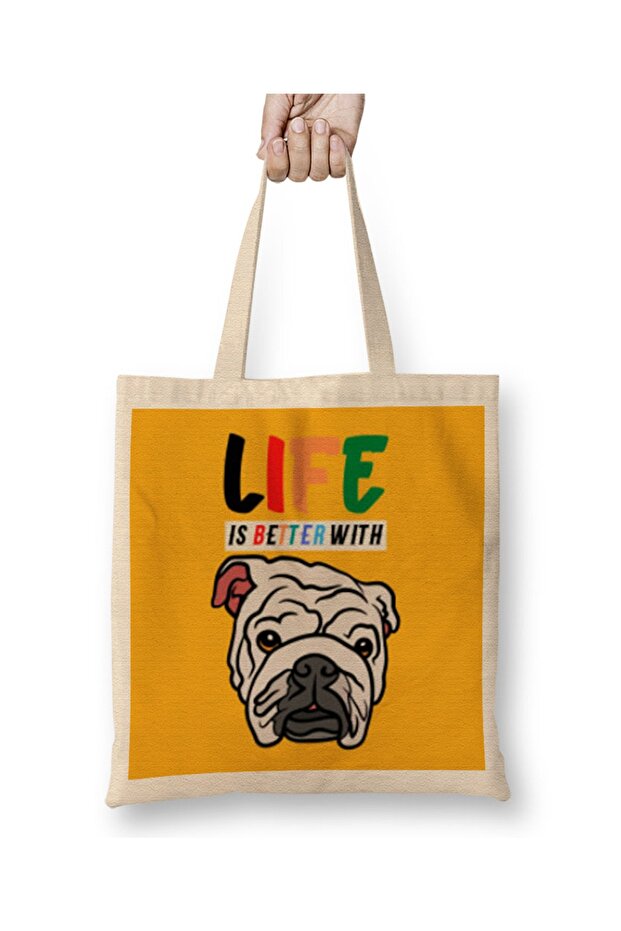 Funny Dog Lover Gift For Women Men Tote Bag Long Handle