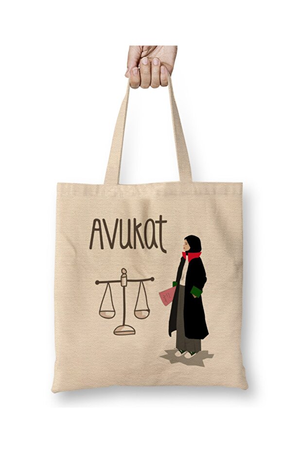 Lawyer Lawyer Law Cloth Bag Long Handle