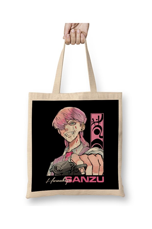 Haruchiyo Sanzu Cloth Bag Long Handle