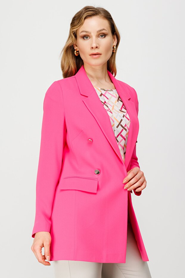 Krep Kumaş Ceket - 5