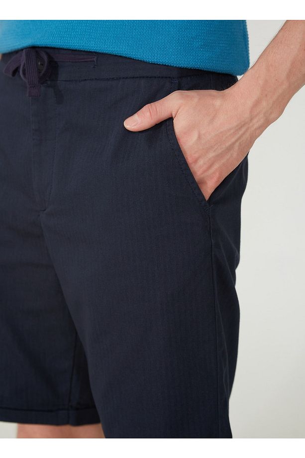 Regular Fit Lacivert Erkek Şort L231406410_chino Şort - 4