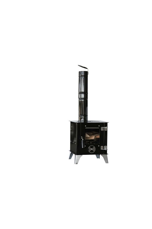 Tekarasta Tiny Emaye Kamp Sobası ve Karavan Sobası (Isıya Dayanıklı Cam-BoruÇap: 8mm) - 1