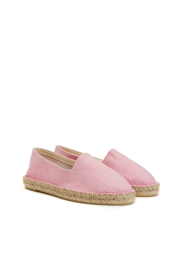 Pembe Kadın Espadril - 1