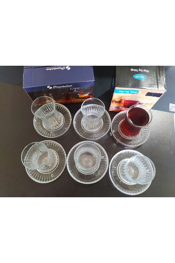 Elysia Çay Bardağı Ve Ithal Çay Tabağı 12 Parça - 4
