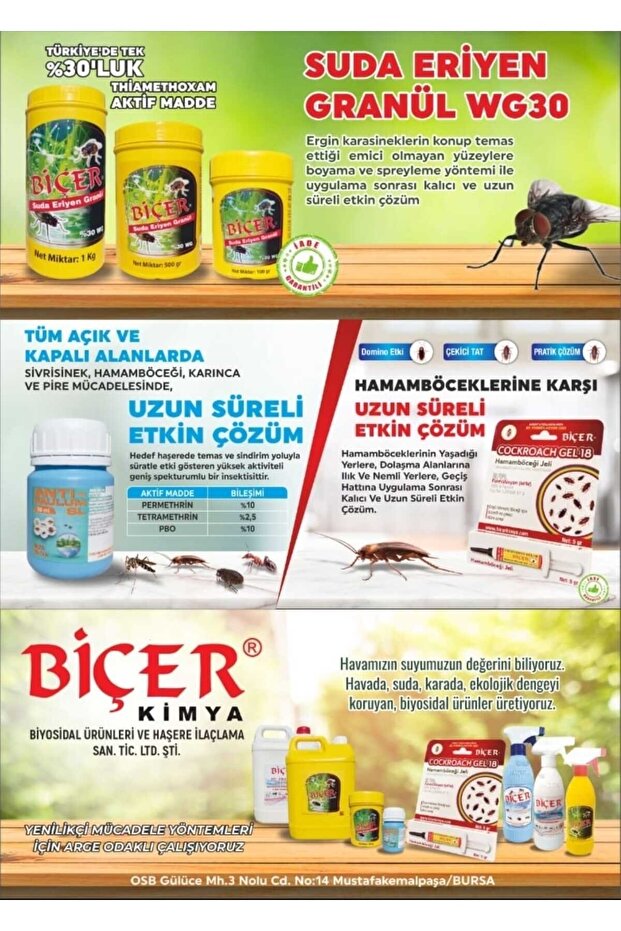 Kimya Biyosidal 5 Lt Karasinek Ilacı - 3