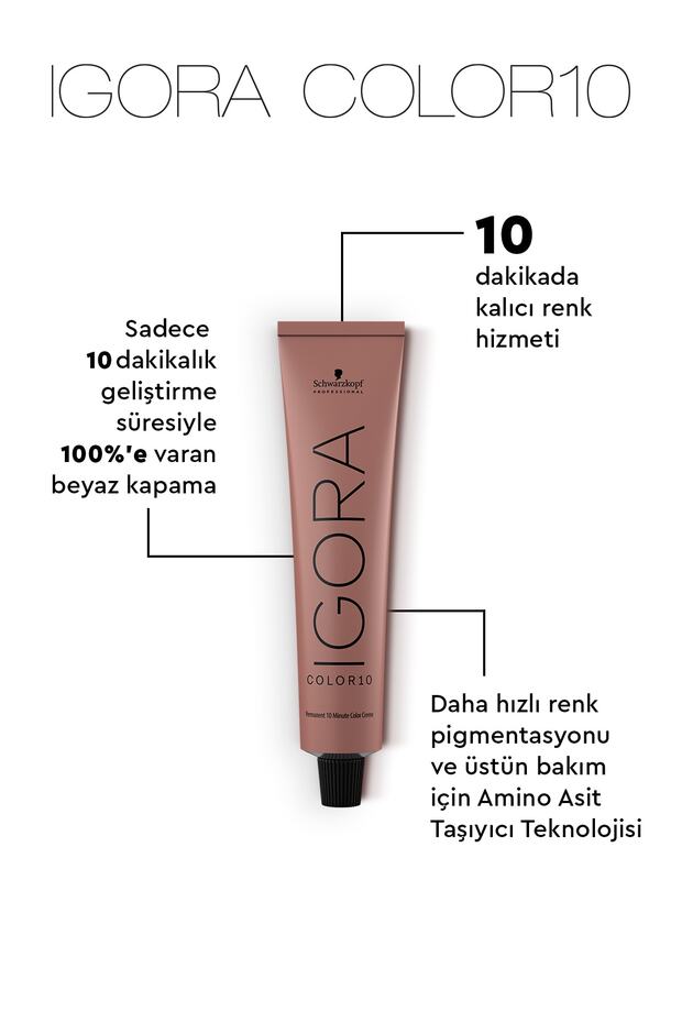 Royal Color10 6-6 Koyu Sarı Kumral Saç Boyası 60ml - 2
