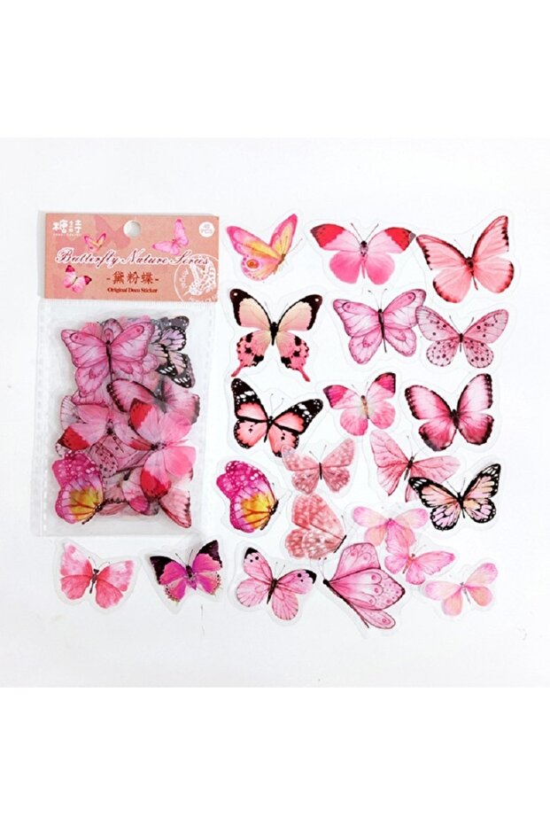 Scrapbook Butterfly Sticker, Agenda Planner, Bullet Journal