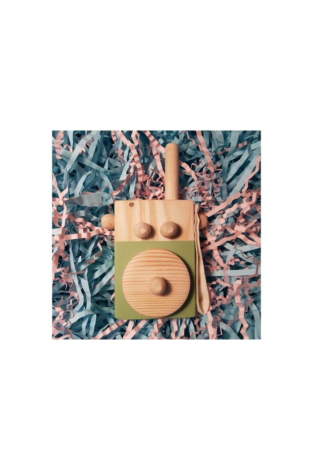 Handmade Wooden Toy Baby Wireless Kids Imagination, Safe for Babies, Gift