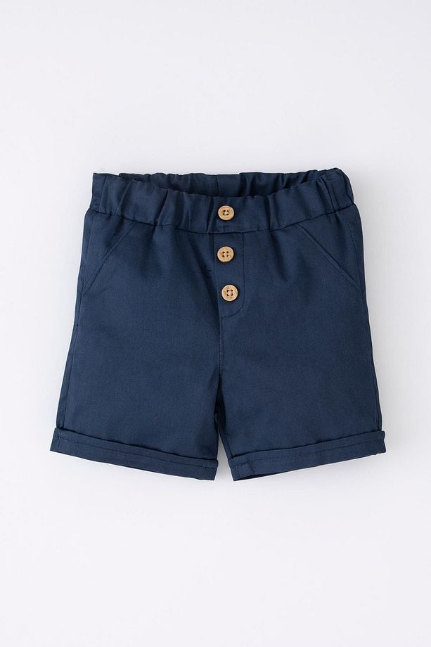 Erkek Bebek Basic Gabardin Şort - 4