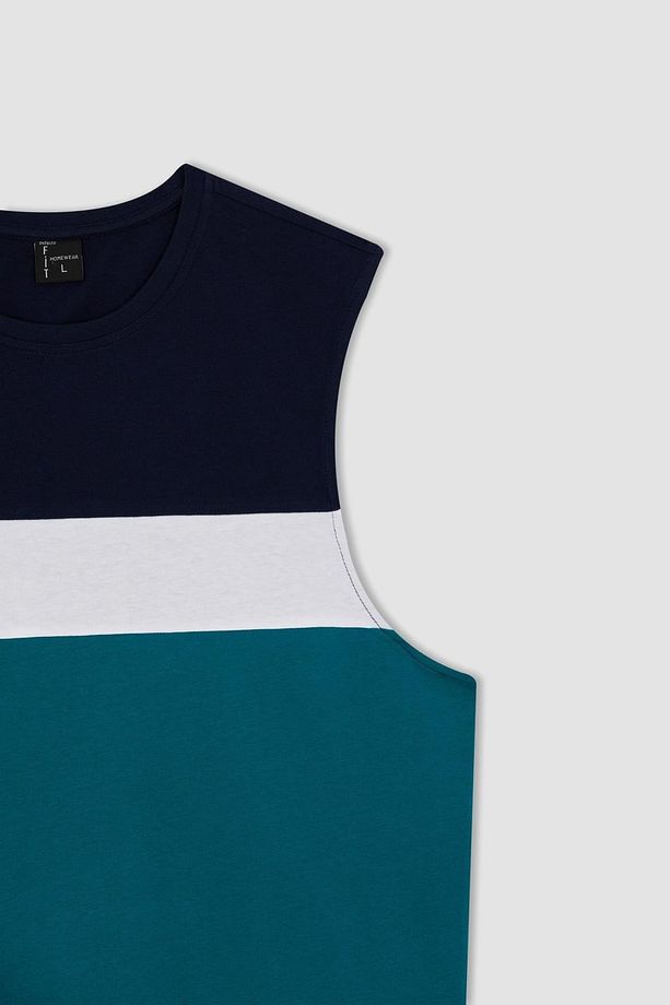 Regular Fit Bisiklet Yaka 2'li Takım - 4
