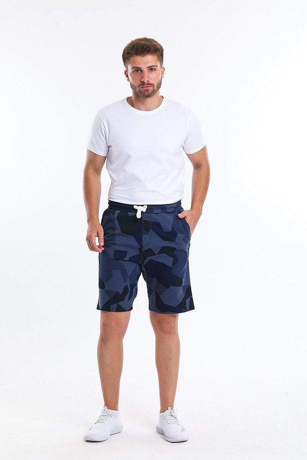 Men Sw Short Erkek Mavi Şort 22634-9 - 7