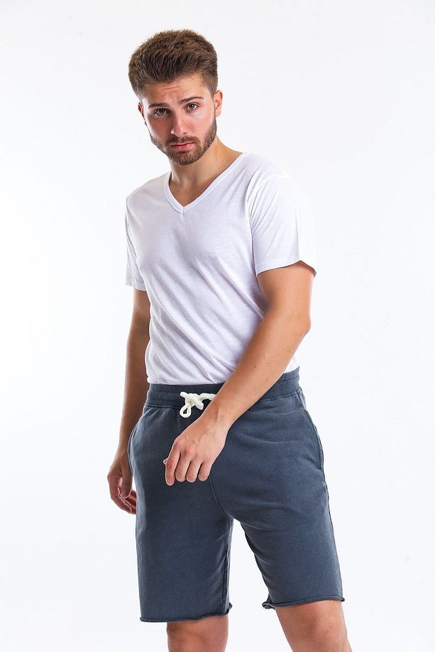 Men Sw Short Erkek Antrasit Şort 22636-1 - 5