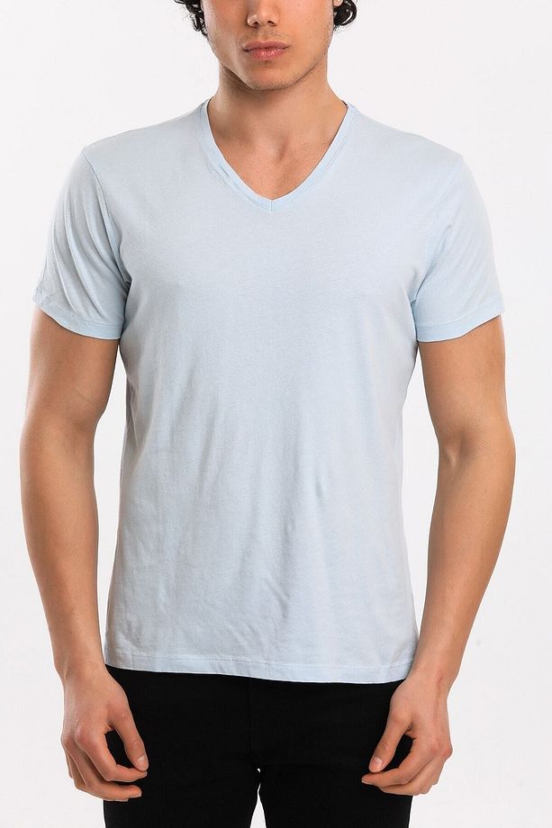 Tshirt Erkek Mavi Tshirt 21522-07 - 8