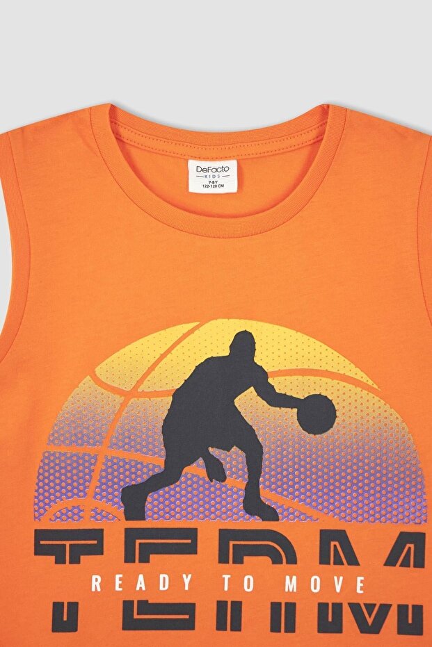 قميص داخلي مطبوع برقبة دائرية للأولاد - 8