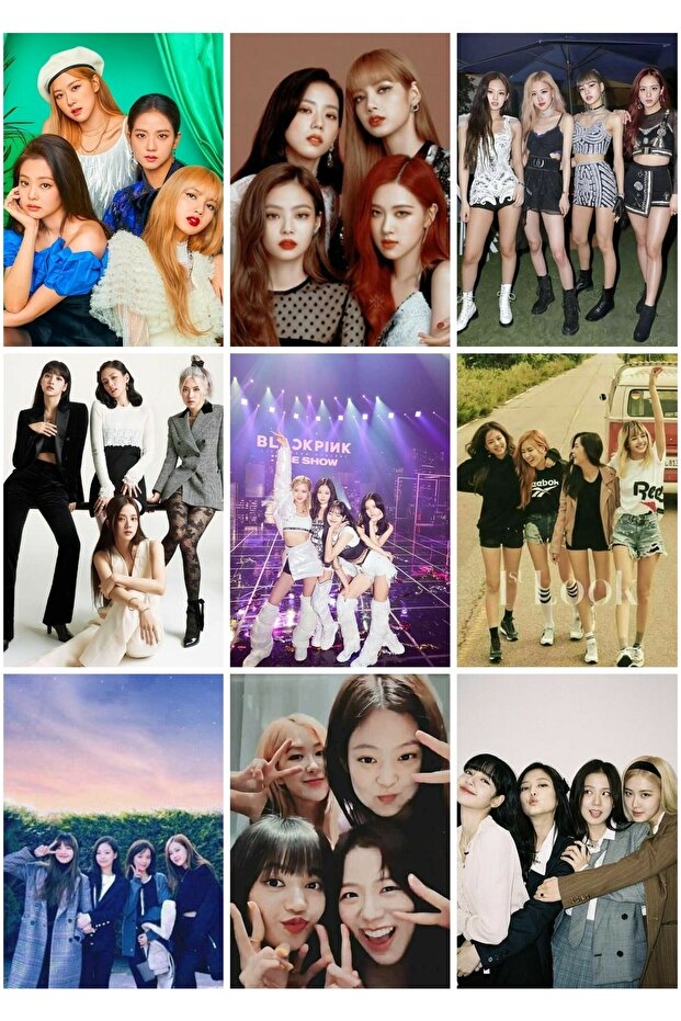 Black Pink 31 No -kpop- 9 Piece Photocard Set