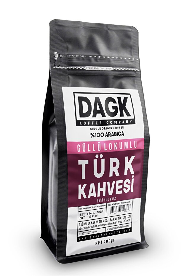 Turkish Coffee with Roses and Turkish Delights 200g (AROMATED)