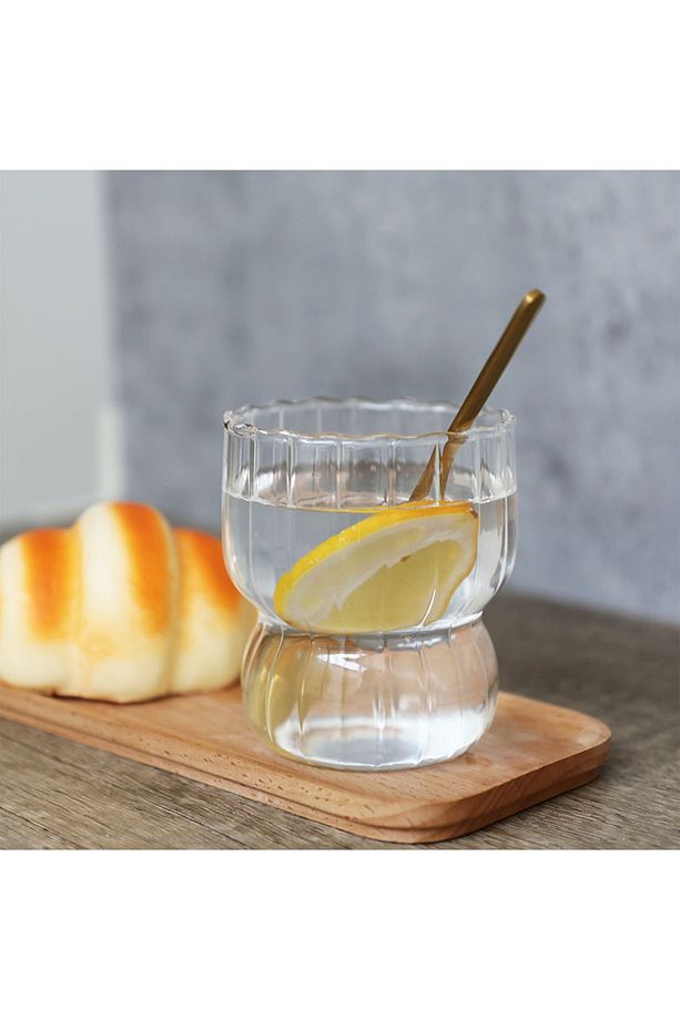 260ml Şeffaf Cam Su Bardağı Isıya Dayanıklı Kahvaltı Sütlü Dondurma Çay Fincanı Kahve Kupası - 3
