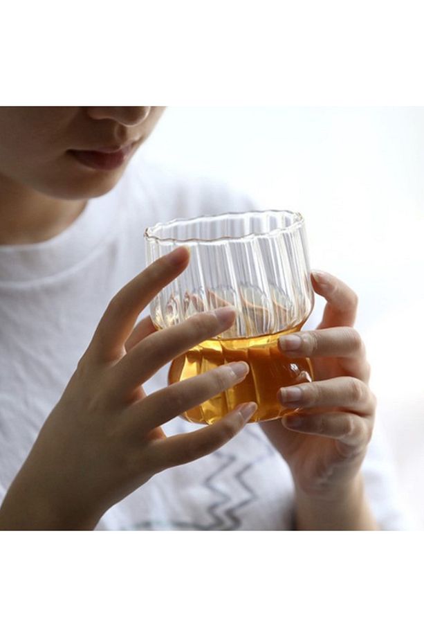260ml Şeffaf Cam Su Bardağı Isıya Dayanıklı Kahvaltı Sütlü Dondurma Çay Fincanı Kahve Kupası - 7