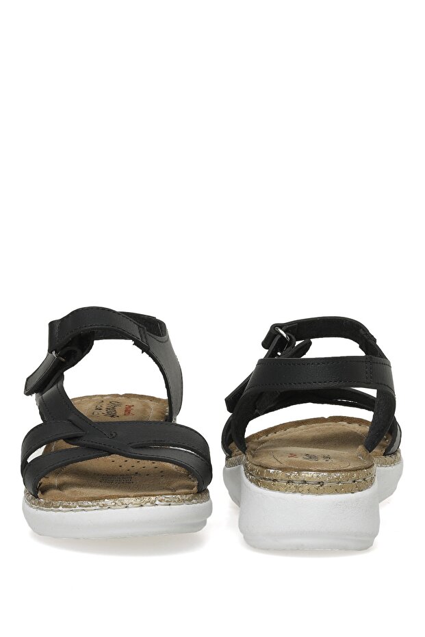 162627.Z3FX Siyah Kadın Comfort Sandalet - 5