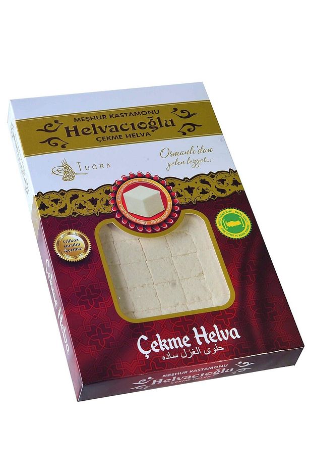 550GR Sade Çekme Helva Şekerleme Tatlı Meşhur Kastamonu Çekme Helvası - 2