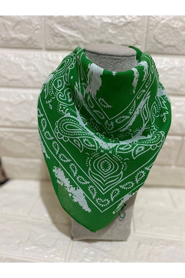 Unisex Ethnic Patterned Cotton Scarf - Bandana
