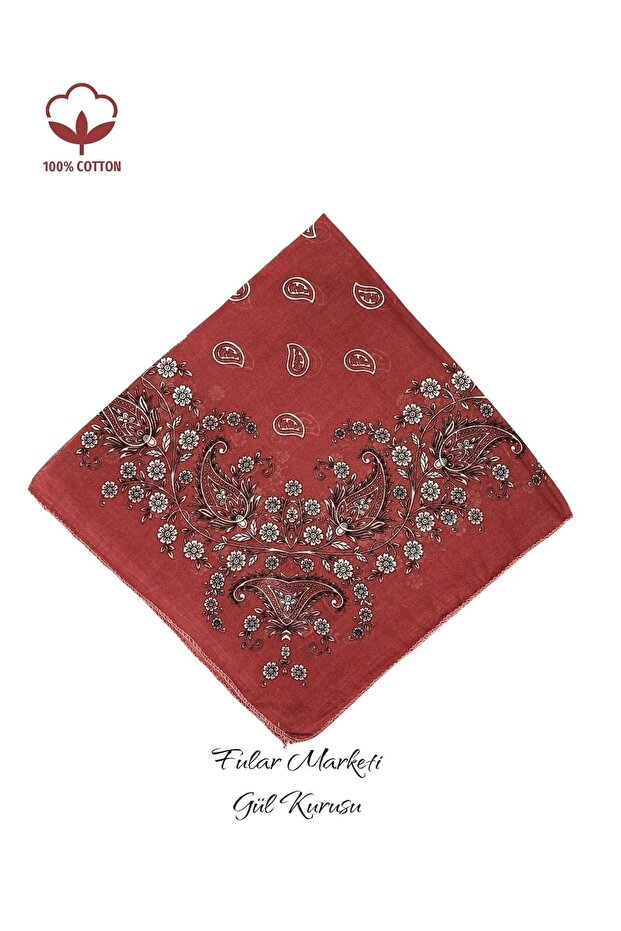 Add 4 to Cart Pay 3 Promotion 100% Cotton Crush Pattern Dusty Rose