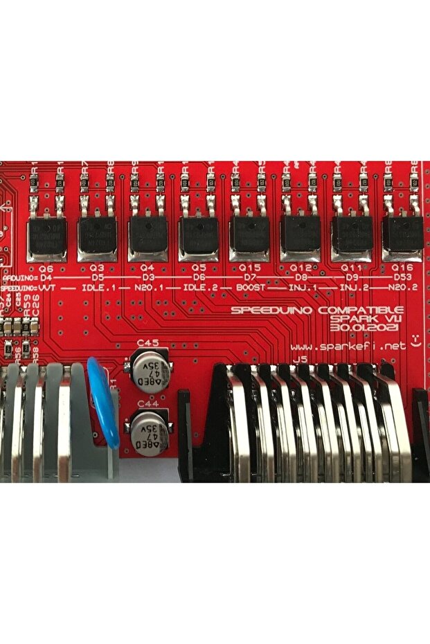 SPEEDUINO SPARK V1.1 STANDALONE ECU BEYİN 6 SİLİNDİR'E KADAR UYUMLU MAX9926 DRV8825 BLUETOOTH - 5