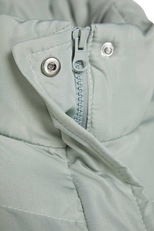 Kurtka puchowa Mint Regular Fit Water Repellent TWOAW24MO00048 - 12