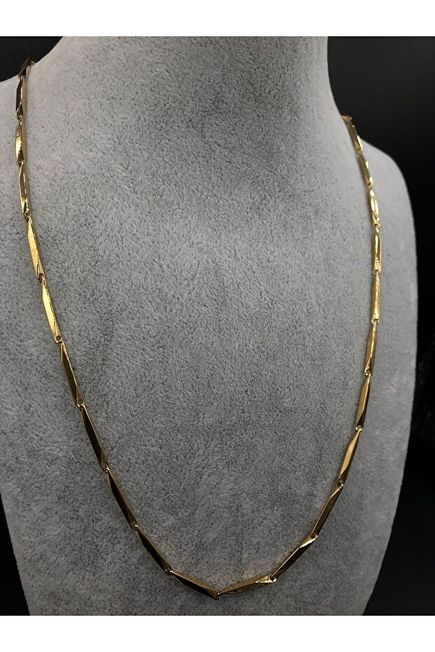 çelik küp üçgen model zincir erkek - 1