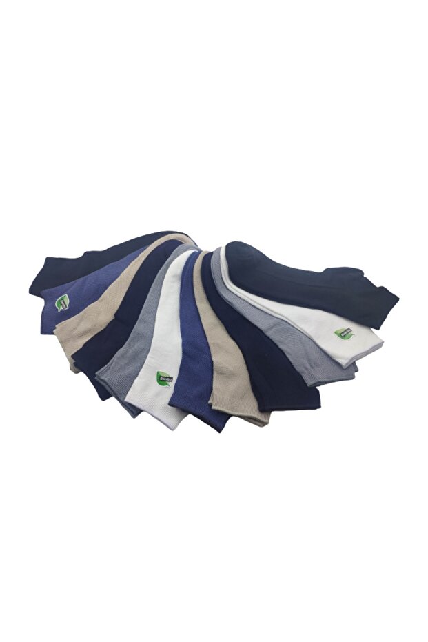 Men's 12-Piece Thin Summer Bamboo Short Socks