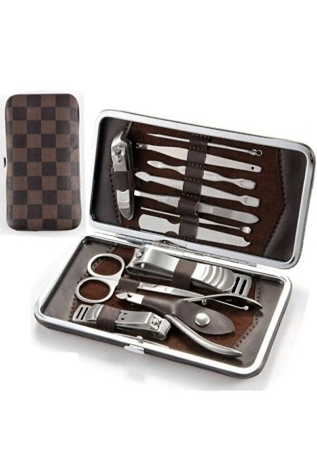Special 12 Piece Manicure Pedicure Set with Carrying Bag hmbk4512