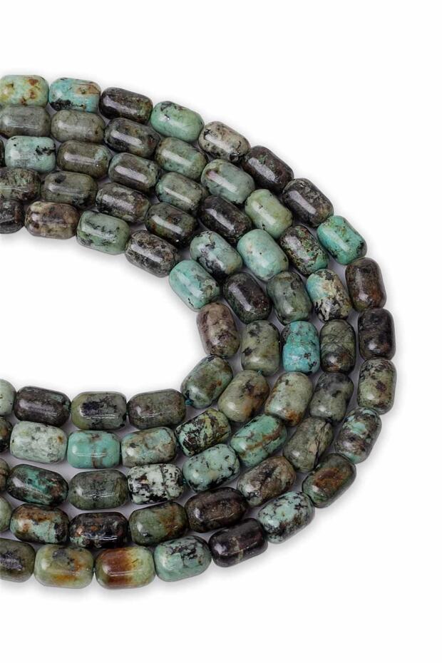 9X6 MM African Turquoise Stone String