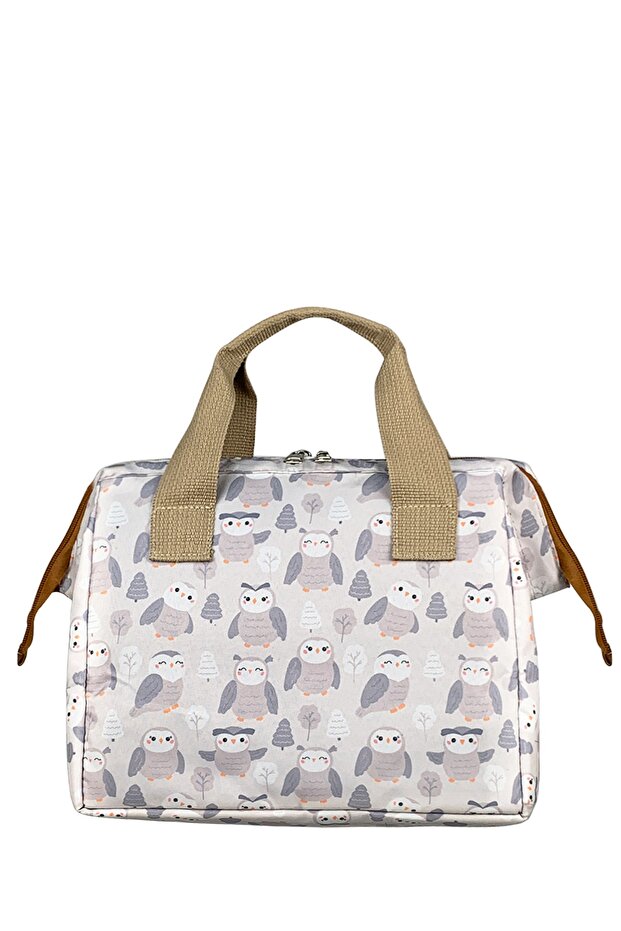 Beach Geniş Kapasiteli Termal El Çantası - Baykuş - 5