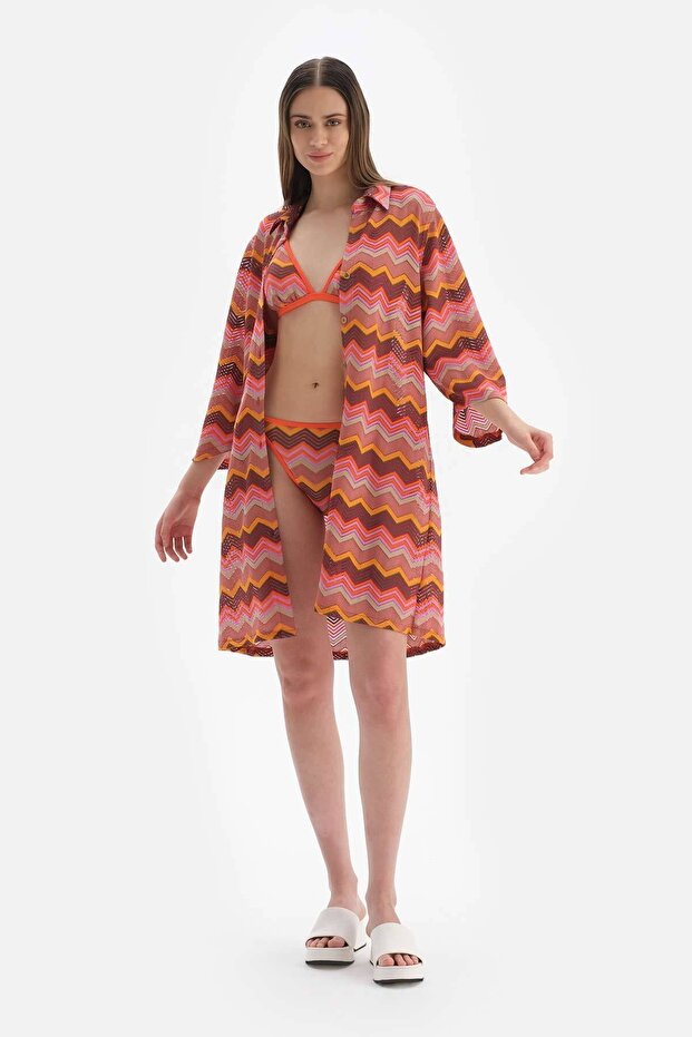 Csempe - narancssárga ing - 5