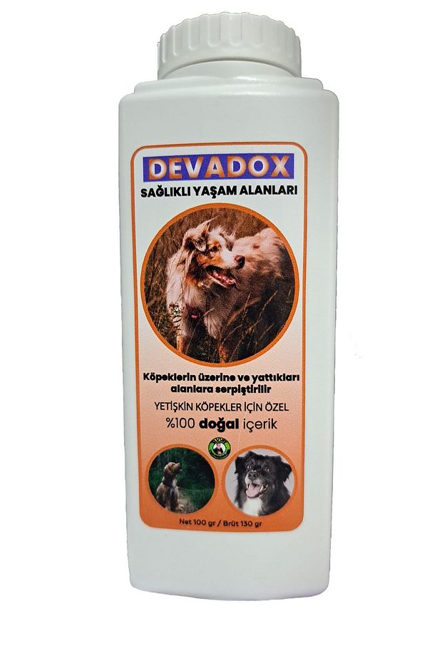 Devadox Köpekler Için Doğal Bit Pire Tozu 100 gr - 1