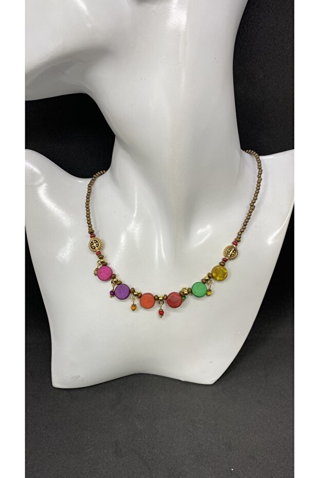 Handmade Ethnic Authentic Cocanat Women's Necklace