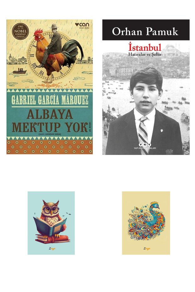 Istanbul Orhan Pamuk 9789750807169 - Albaya Mektup Yok 9789750725616 - Note Book Set