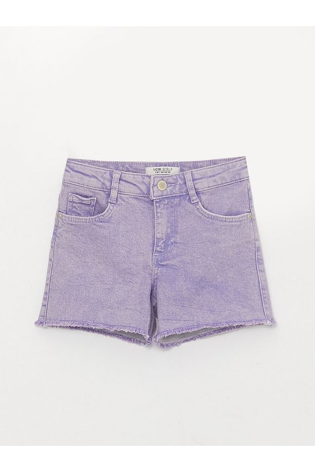 Basic Kız Çocuk Jean Şort - 1